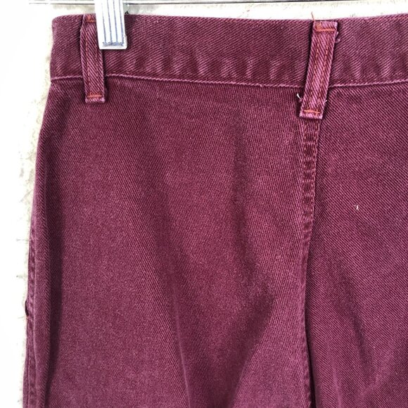 Vintage Jewells Classic Bottoms Jeans Juniors 7 Purple  Faded Bareback Crossover - Picture 15 of 16